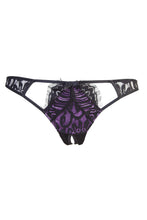 Load image into Gallery viewer, Candy Ultra Violet/Black Ouvert Brief Curve
