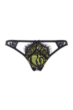 Load image into Gallery viewer, Sandrine Lemonade/Black Ouvert Brief Curve
