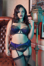 Load image into Gallery viewer, Sheba Purple Lace Brief Curve
