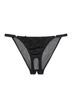 Load image into Gallery viewer, Virginia Guipure Crotchless Tanga Brief Curve
