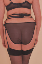 Load image into Gallery viewer, Virginia Guipure Suspender Belt Curve
