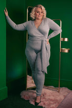 Load image into Gallery viewer, Felicity Hayward Farouz Silver Disco Jumpsuit Curve
