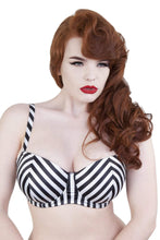 Load image into Gallery viewer, Beatrix Ivory Placement Stripe Demi Bra DD-G
