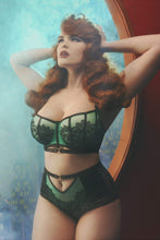 Load image into Gallery viewer, Emelda Ring Detail Satin &amp; Lace Bra DD - G Cups
