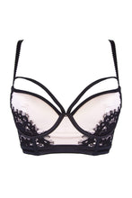 Load image into Gallery viewer, Hedy Textured Lace Plunge Bra DD-G
