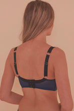 Load image into Gallery viewer, Tabitha Blue Embroidery Full Bust Bra DD - H
