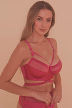 Load image into Gallery viewer, Madeleine Bondage Bra Fuller Bust Hot Pink
