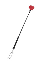 Load image into Gallery viewer, Bettie Page Heart faux leather riding crop
