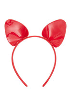 Load image into Gallery viewer, Regalia Cat Ear Headband Red
