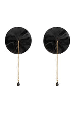 Load image into Gallery viewer, Regalia Chain Detail Nipple Pastie Black
