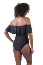 Load image into Gallery viewer, Bardot Swimsuit Black
