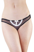 Load image into Gallery viewer, Miranda Black/Ivory Brief
