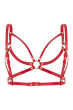 Load image into Gallery viewer, Regalia Open Harness Bra Red
