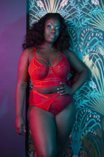 Load image into Gallery viewer, Eddie Crossover Wrap Crotchless Brazilian Brief Curve
