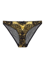 Load image into Gallery viewer, Jaquelina Mustard Contrast Brazilian Brief Curve

