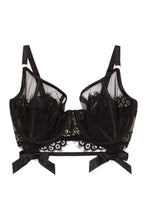 Load image into Gallery viewer, Josephine Corded lace longline Full Bust bra DD - H
