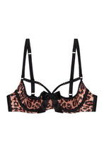 Load image into Gallery viewer, Felicity Hayward Orchard Leopard Open Cup Bra FB
