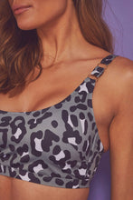 Load image into Gallery viewer, Wolf &amp; Whistle Khaki Eco leopard full bust bikini top D - F Cups
