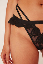 Load image into Gallery viewer, Wolf &amp; Whistle Lisette Black Embroidered Lace Brief
