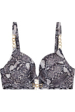 Load image into Gallery viewer, Wolf &amp; Whistle Eco Snakeskin chain push up top B - F
