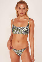 Load image into Gallery viewer, Wolf &amp; Whistle Leopard Crop Top Khaki
