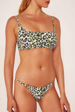 Load image into Gallery viewer, Wolf &amp; Whistle Leopard Crop Top Khaki
