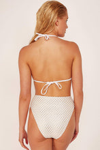 Load image into Gallery viewer, Wolf &amp; Whistle Gold Fishnet High Waist Brief
