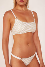 Load image into Gallery viewer, Wolf &amp; Whistle Gold Fishnet Brazilian Brief
