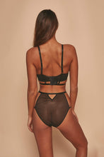 Load image into Gallery viewer, Wolf &amp; Whistle Jade Panelled Cut Out High Waist Brief
