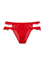 Load image into Gallery viewer, Wolf &amp; Whistle Megan Red Lace Brief
