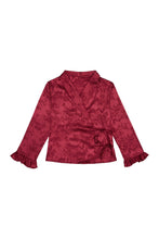 Load image into Gallery viewer, Wolf &amp; Whistle Nora Frill sleeve wrap over PJ set

