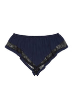 Load image into Gallery viewer, Wolf &amp; Whistle Nicole Navy Lace Panel PJ Set
