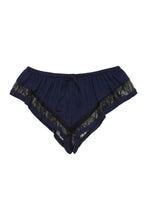 Load image into Gallery viewer, Wolf &amp; Whistle Nicole Navy Lace Panel PJ Set
