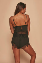 Load image into Gallery viewer, WW x Charlotte McKinney Siena Lace Trim Vest &amp; Short Set
