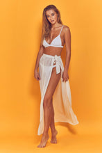 Load image into Gallery viewer, Wolf &amp; Whistle Dena Wrap Beach Skirt White
