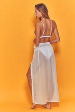 Load image into Gallery viewer, Wolf &amp; Whistle Dena Wrap Beach Skirt White
