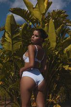 Load image into Gallery viewer, Wolf &amp; Whistle Goldie White high waist bikini brief with removable chain
