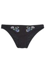 Load image into Gallery viewer, Wolf &amp; Whistle Megan Black Embroidered Bikini Brief
