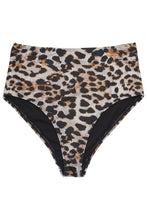 Load image into Gallery viewer, Wolf &amp; Whistle Sadie Leopard Print High Waist Bikini Brief
