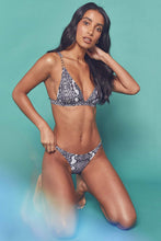 Load image into Gallery viewer, Wolf &amp; Whistle Eco Snakeskin chain hipster brief
