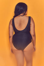Load image into Gallery viewer, Wolf &amp; Whistle Halley Black Scoop Swimsuit Curve
