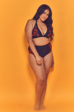 Load image into Gallery viewer, Wolf &amp; Whistle Embroidered High Waist Bikini Brief Curve
