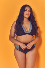 Load image into Gallery viewer, Wolf &amp; Whistle Fishnet Panel Bikini Top Curve
