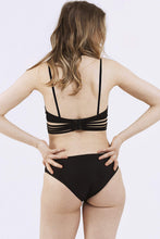 Load image into Gallery viewer, Wolf &amp; Whistle Black Cut Out Side Bikini Brief
