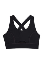Load image into Gallery viewer, Wolf &amp; Whistle Cross Back Bra Black Curve
