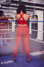 Load image into Gallery viewer, Wolf &amp; Whistle High Waist Leggings Red Curve

